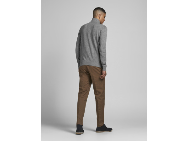 Jack & Jones Emil Knit Half Zip Light Grey Melange - XL – foto 3 – kavel bij XL Auctions