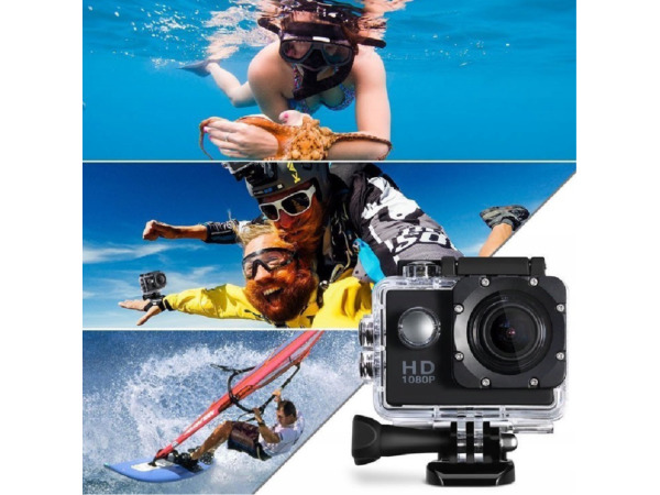 Action camera 1080P inclusief accessoires – foto 4 – kavel bij XL Auctions