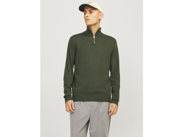 Jack & Jones Emil Knit Half Zip Kombu Green - S – foto 2 – kavel bij XL Auctions