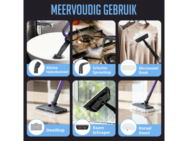 Cleanova 16-in-1 Stoomreiniger - Vlekkenreiniger – foto 2 – kavel bij XL Auctions