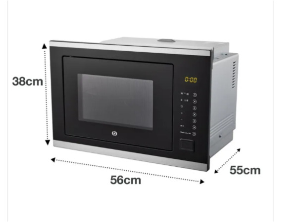 Essentiel-B Inbouw microgolfoven EMEG253n Grill – foto 3 – kavel bij XL Auctions