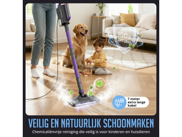 Cleanova 16-in-1 Stoomreiniger - Vlekkenreiniger – foto 3 – kavel bij XL Auctions