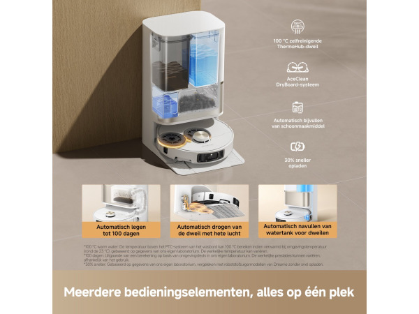 Dreame Robotstofzuiger L50s Pro Ultra Robotstofzuiger dweil – foto 2 – kavel bij XL Auctions