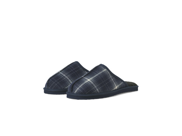 Jack & Jones Dudely Microfiber Pantoffel Checked Navy Blazer - 40 – kavel bij XL Auctions