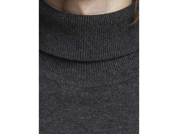 Jack & Jones Emil Knit Roll Neck Dark Grey Melange - S – foto 5 – kavel bij XL Auctions