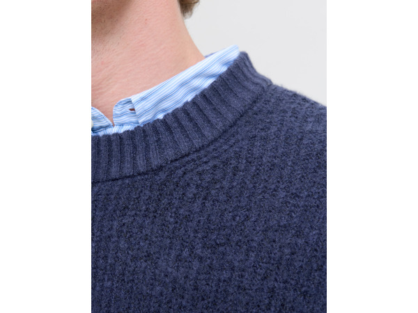 Jack & Jones York Ollie Knit Crew Neck Ocean Cavern - M – foto 4 – kavel bij XL Auctions