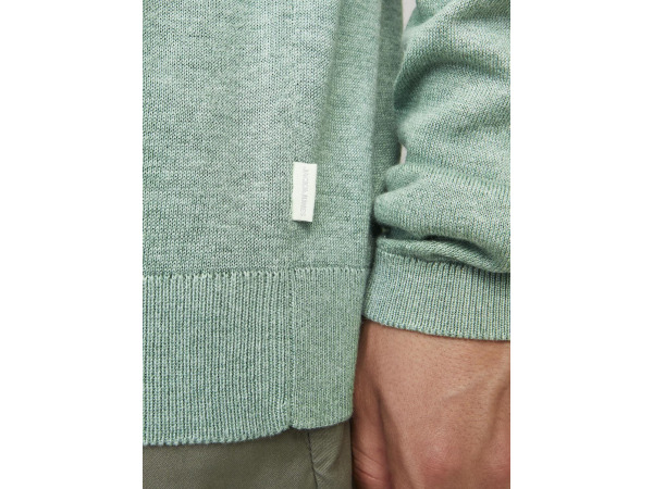 Jack & Jones Cigor Linen Split Neck Trui Lily Pad - M – foto 4 – kavel bij XL Auctions