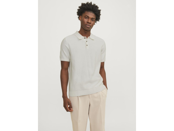Jack & Jones Sandri Knit Polo Cloud Dancer - S – foto 2 – kavel bij XL Auctions