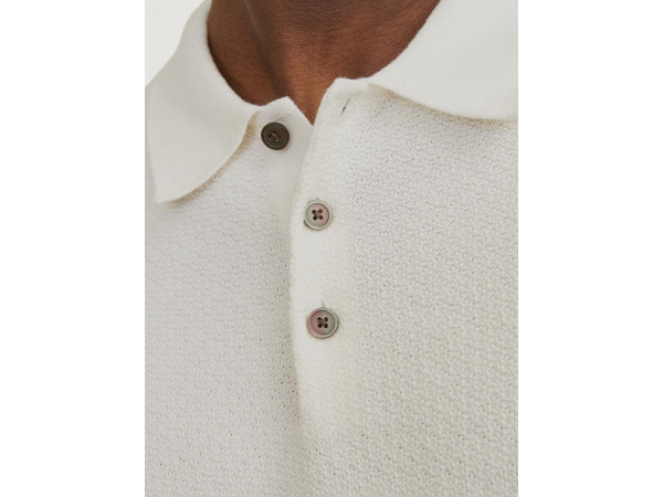 Jack & Jones Sandri Knit Polo Cloud Dancer - S – foto 3 – kavel bij XL Auctions