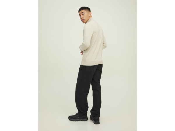 Jack & Jones Emil Knit Half Zip Oatmeal - L – foto 3 – kavel bij XL Auctions