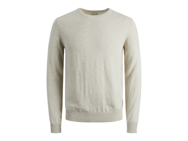 Jack & Jones Emil Knit Crew Neck Oatmeal - L – kavel bij XL Auctions