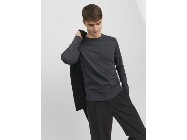 Jack & Jones Emil Knit Crew Neck Dark Grey Melange - L – foto 3 – kavel bij XL Auctions