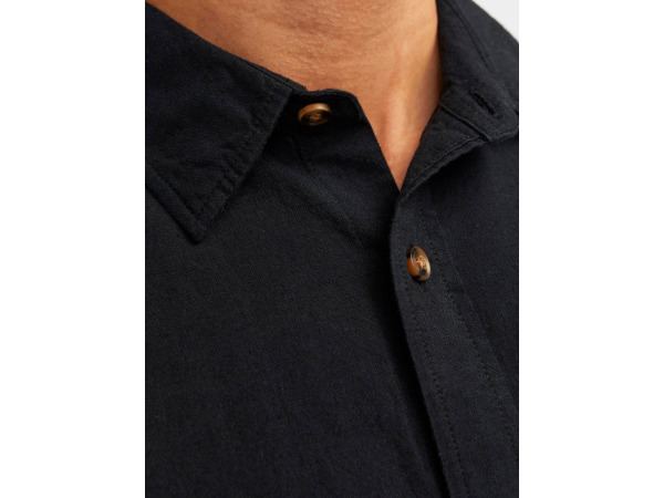 Jack & Jones Linnen Overhemd Zwart - L – foto 4 – kavel bij XL Auctions