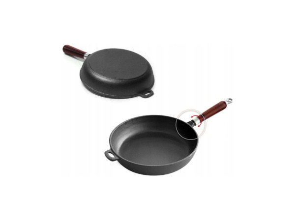 Gietijzeren Koekenpan 28cm – foto 2 – kavel bij XL Auctions