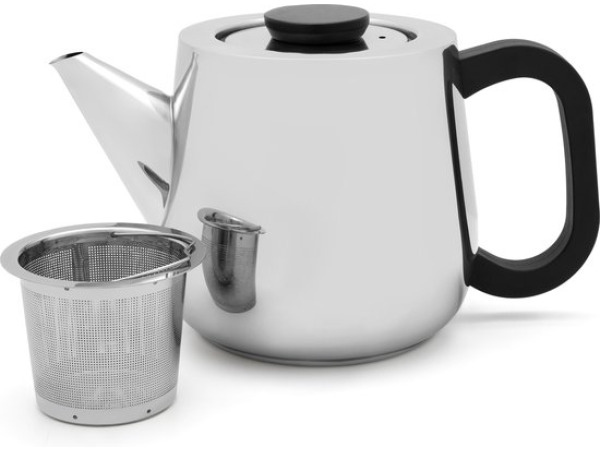 Theepot Bredemeijer Vasco RVS met Theefilter – kavel bij XL Auctions