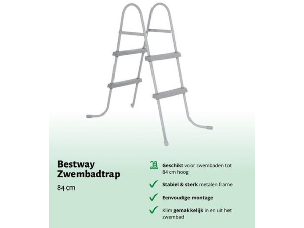 Bestway Flowclear Zwembadladder - 84 cm – foto 2 – kavel bij XL Auctions