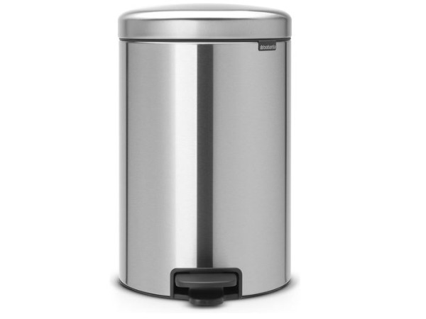 Brabantia NewIcon Prullenbak - 20 liter - Matt Steel