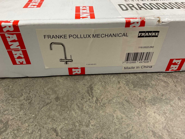 Franke 3-in-1 kokendwaterkraan Pollux mechanical RVS – foto 12 – kavel bij XL Auctions