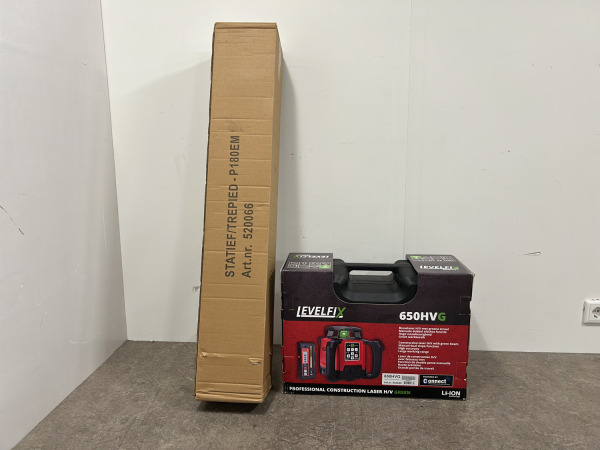Levelfix bouwlaser groen set met statief 650HVG – foto 6 – kavel bij XL Auctions