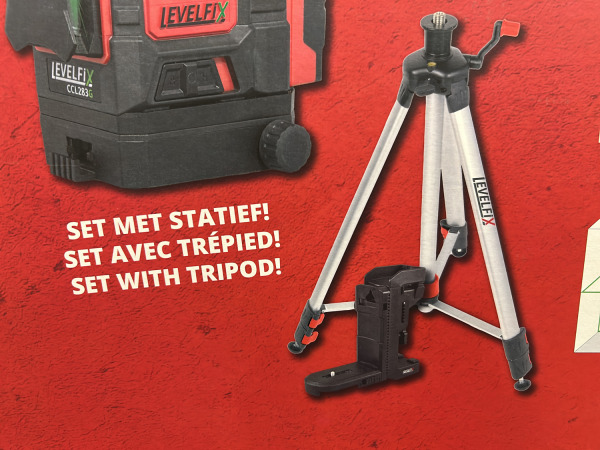 LevelFix 3D multilijnlaser met statief set CCL283G – foto 3 – kavel bij XL Auctions
