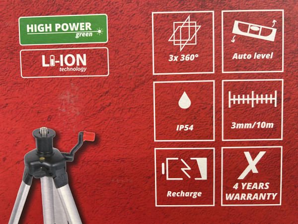 LevelFix 3D multilijnlaser met statief set CCL283G – foto 4 – kavel bij XL Auctions