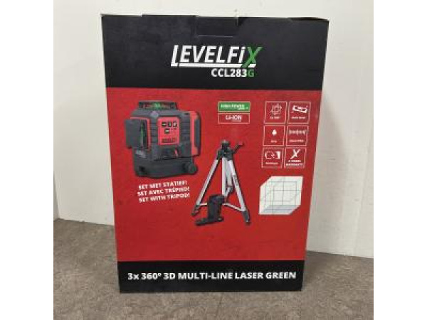 LevelFix 3D multilijnlaser met statief set CCL283G – foto 8 – kavel bij XL Auctions