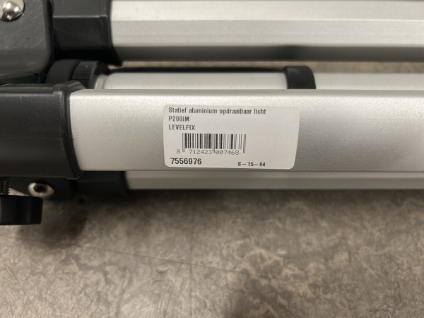 LevelFix opdraaibaar aluminium statief 2m P200IM – foto 7 – kavel bij XL Auctions