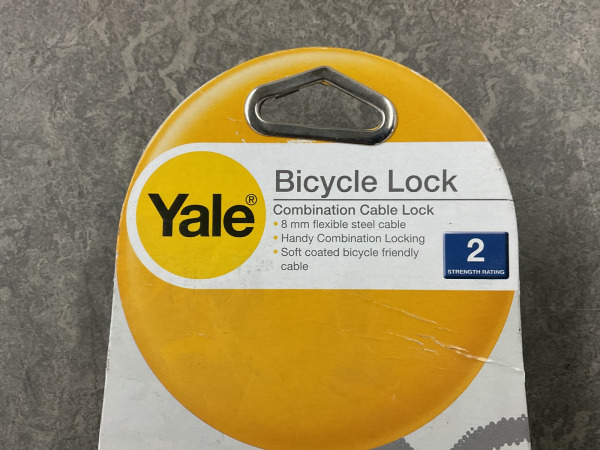 6x Yale fietsslot met cijfercode 120cm – foto 2 – kavel bij XL Auctions