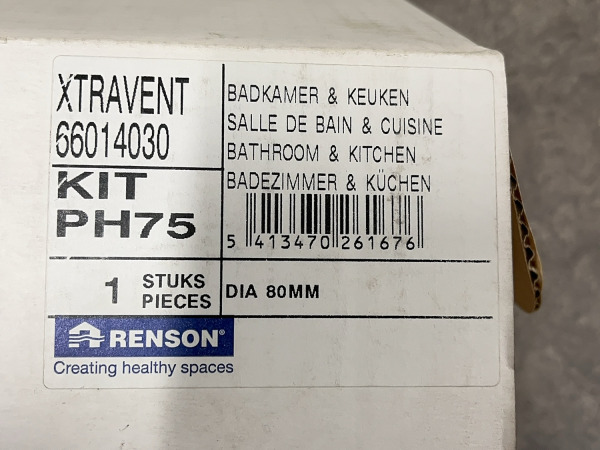 Renson afwerkrooster keuken en badkamer kit – foto 4 – kavel bij XL Auctions