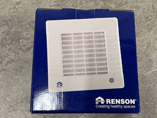 2x Renson badkamerventilator afsluitbaar Ø150mm wit – foto 3 – kavel bij XL Auctions