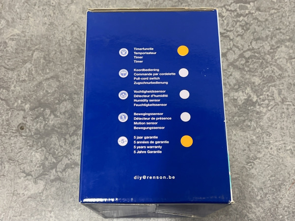 Renson badkamerventilator 9203T Ø150mm wit – foto 2 – kavel bij XL Auctions