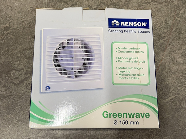 Renson badkamerventilator 9203T Ø150mm wit – foto 5 – kavel bij XL Auctions
