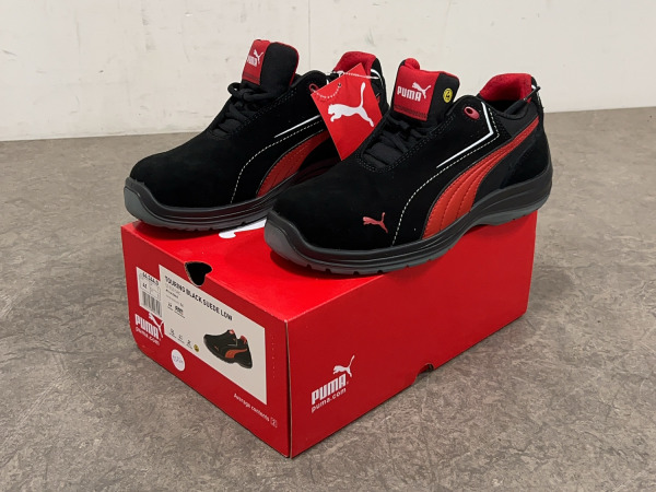 Puma veiligheidsschoen maat 41 S3 Touring zwart/rood – foto 2 – kavel bij XL Auctions