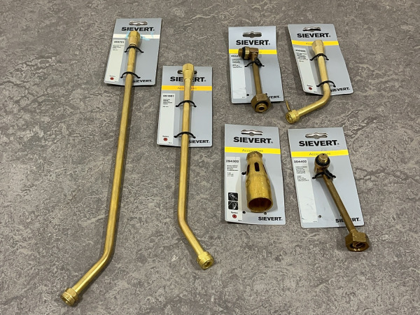 Sievert gasbrander toebehoren set 6-delig Pro 86/88 – kavel bij XL Auctions