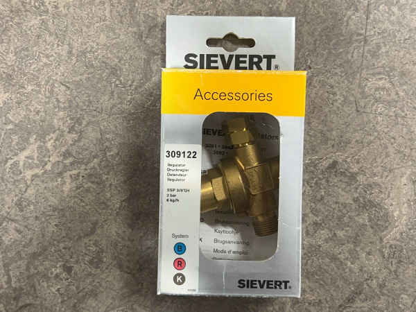 2x Sievert reduceerventiel 2bar 309122 – foto 2 – kavel bij XL Auctions