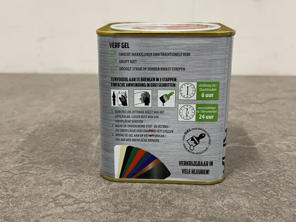 6x Metalgel 3-in-1 rood glans lak 750ml – foto 2 – kavel bij XL Auctions