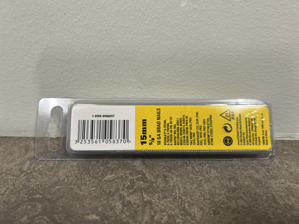 Stanley brads 18GA diverse lengtes set 17-delig – foto 3 – kavel bij XL Auctions