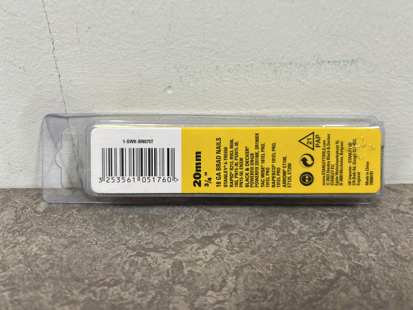 Stanley brads 18GA diverse lengtes set 17-delig – foto 5 – kavel bij XL Auctions