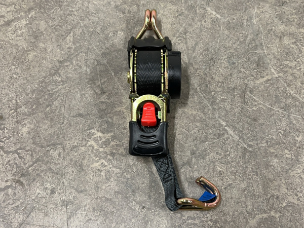 6x Konvox Zelfoprollende spanband met haken 25mm x 3m – foto 2 – kavel bij XL Auctions