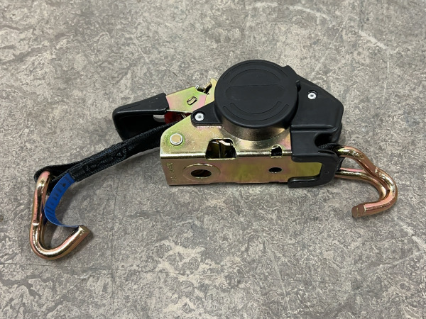 6x Konvox Zelfoprollende spanband met haken 25mm x 3m – foto 3 – kavel bij XL Auctions