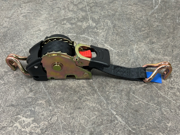 6x Konvox Zelfoprollende spanband met haken 25mm x 3m – foto 4 – kavel bij XL Auctions