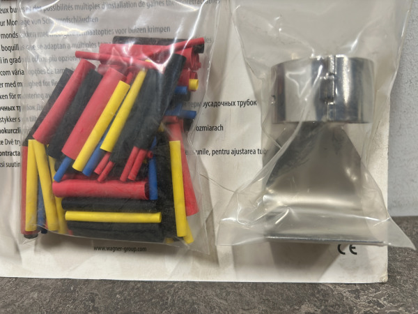 12x Wagner krimpkousen set 1.6-10mm met opzetstukken – foto 3 – kavel bij XL Auctions
