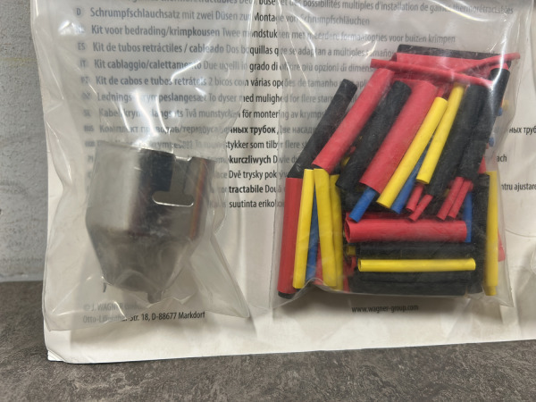 12x Wagner krimpkousen set 1.6-10mm met opzetstukken – foto 4 – kavel bij XL Auctions