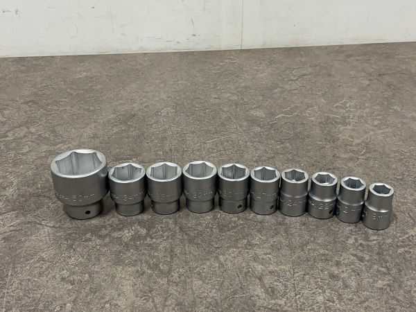 Tengtools dopsleutelset 10-delig 19-50mm