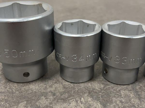 Tengtools dopsleutelset 10-delig 19-50mm – foto 3 – kavel bij XL Auctions