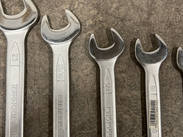 TengTools ringsteeksleutelset 11-32mm 10-delig – foto 3 – kavel bij XL Auctions