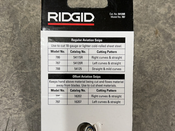 2x Ridgid metaalschaar 787 – foto 3 – kavel bij XL Auctions