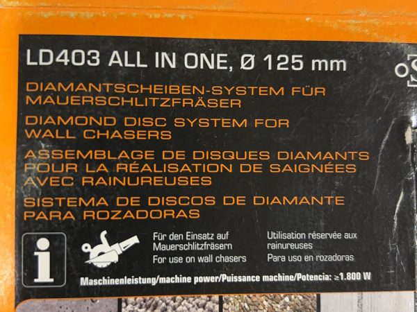 Rhodius diamantschijvensysteem ø125mm LD403 All-In-One – foto 6 – kavel bij XL Auctions