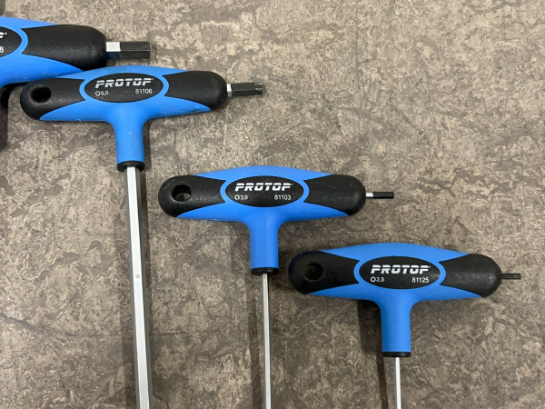 Protop T-greep sleutelset 10-delig – foto 5 – kavel bij XL Auctions