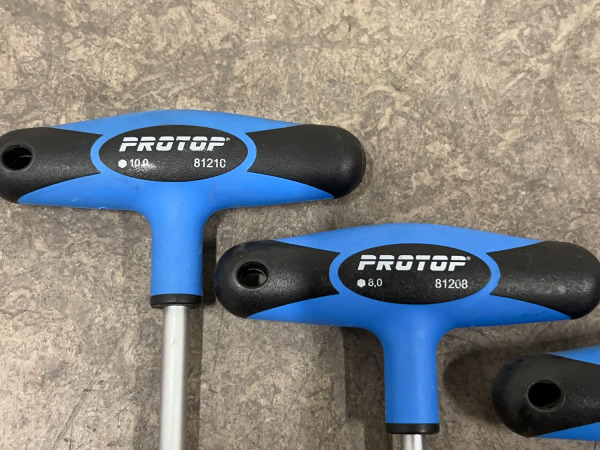 Protop T-greep sleutelset 10-delig – foto 9 – kavel bij XL Auctions
